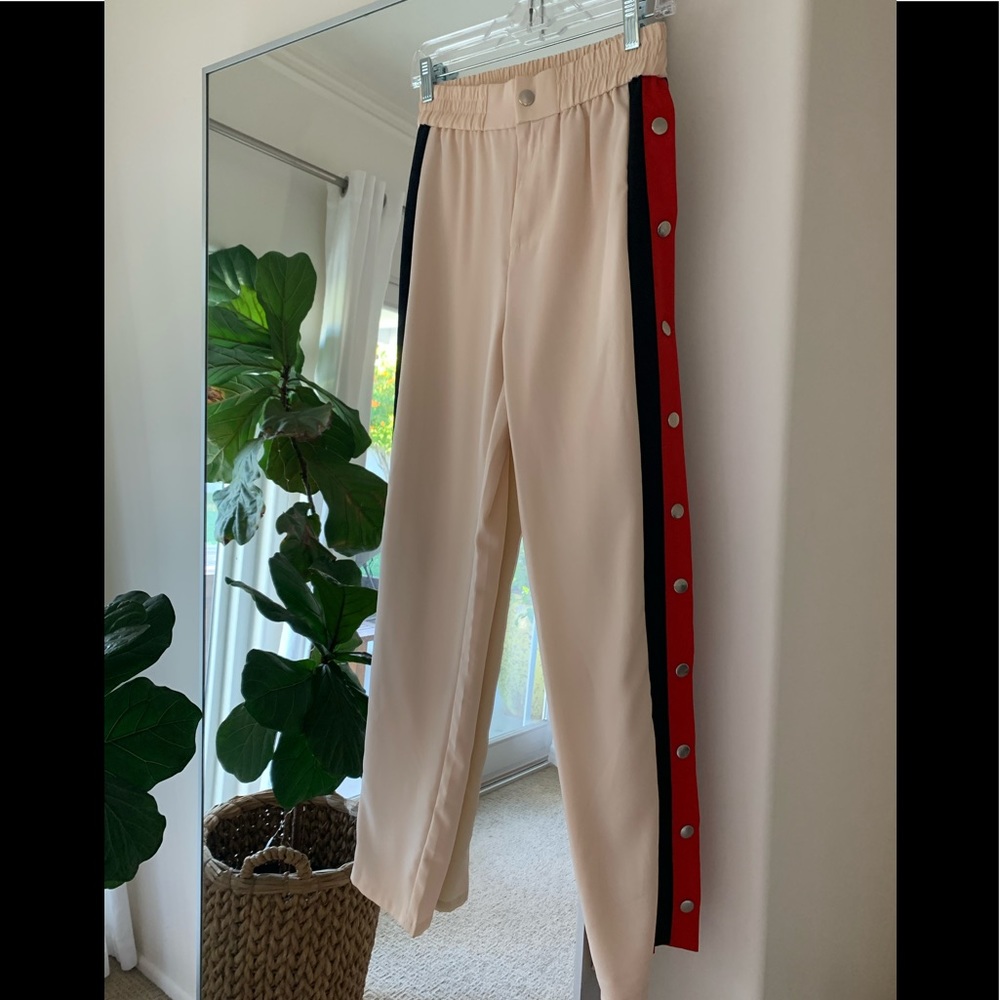 Nasty Gal Snap-up Track pants